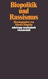 Stingelin, Martin: Biopolitik Und Rassismus Stingelin, Martin: Biopolitik Und Rassismus