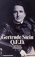 Q.E.D by Gertrude Stein