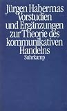 Habermas, Jurgen: Vorstudien Und Erganzungen Zur Theorie Des Kommunikativen Handelns Habermas, Jurgen: Vorstudien Und Erganzungen Zur Theorie Des Kommunikativen Handelns