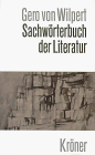 Sachworterbuch Der Literatur (3520231077) by Wilpert, Gero von Wilpert, Gero von: Sachworterbuch Der Literatur