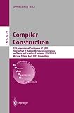Etaps 200 (2003 Warsaw, Poland): Compiler Construction: 12th International Conference, Cc 2003 Held As Part of the Joint European Conferences on Theory and Practice of Software, Etaps 2003, Warsaw, Poland, Etaps 200 (2003 Warsaw, Poland): Compiler Construction: 12th International Conference, Cc 2003 Held As Part of the Joint European Conferences on Theory and Practice of Software, Etaps 2003, Warsaw, Poland,