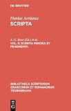 Wirth, Gerhard: Arrianus: Scripta Minora Et Fragmenta Wirth, Gerhard: Arrianus: Scripta Minora Et Fragmenta