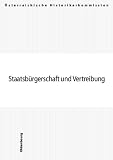 Burger, Hannelore: Staatsburgerschaft Und Vertreibung Burger, Hannelore: Staatsburgerschaft Und Vertreibung