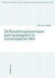Pammer, Michael: Die Ruckstellungskommission Beim Landesgericht Fur Zivilrechtssachen Wien Pammer, Michael: Die Ruckstellungskommission Beim Landesgericht Fur Zivilrechtssachen Wien