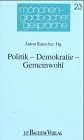 Anton Rauscher: Politik - Demokratie - Gemeinwohl. M&ouml;nchengladbacher Gespr&auml;che: Band 23