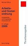 Michael Kittner: Arbeits- und Sozialordnung 2006