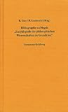 Gloy, Karen: Bibliographie Zu Hegels Enzyklopadie Der Philosophischen Wissenschaften Im Grundrisse: Primar- Und Sekundarliteratur 1817-1994 Gloy, Karen: Bibliographie Zu Hegels Enzyklopadie Der Philosophischen Wissenschaften Im Grundrisse: Primar- Und Sekundarliteratur 1817-1994