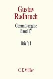 Radbruch, Gustav: Briefe