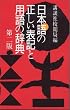日本語の正しい表記と用語の辞典