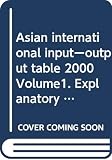 Ajia Keizai Kenkyujo (Japan): Asian International Input-Output Table, 2000