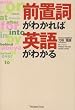 前置詞がわかれば英語がわかる