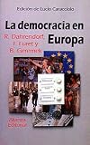 Furet, Francois: La democracia en europa/ The Democracy in Europe Furet, Francois: La democracia en europa/ The Democracy in Europe