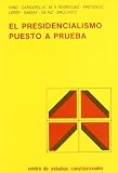 Nino, Carlos Santiago: El Presidencialismo Puesto a Prueba: Con Especial Referencia Al Sistema Presidencialista Latinoamericano Nino, Carlos Santiago: El Presidencialismo Puesto a Prueba: Con Especial Referencia Al Sistema Presidencialista Latinoamericano