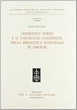 Bullock, Alan: Domenico Tordi E Il Carteggio Colonnese Della Biblioteca Nazionale Di Firenze