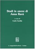 Cardia, Carlo: Studi in Onore Di Anna Rava