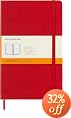Moleskine Classed Ruled Notebook Ruled, Red
