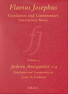 Jewish Antiquities, Books 1-4 by Flavius&hellip;
