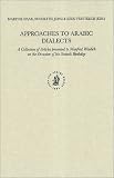 Versteegh, Kees: Approaches to Arabic Dialects: A Collection of Articles Presented to Manfred Woidich on the Occasion of His Sixtieth Birthday Versteegh, Kees: Approaches to Arabic Dialects: A Collection of Articles Presented to Manfred Woidich on the Occasion of His Sixtieth Birthday