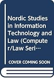 Blume, P.: Nordic Studies in Information Technology and Law Blume, P.: Nordic Studies in Information Technology and Law