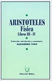 Alejandro Vigo: Aristoteles: Fisica Libros Iii-IV
