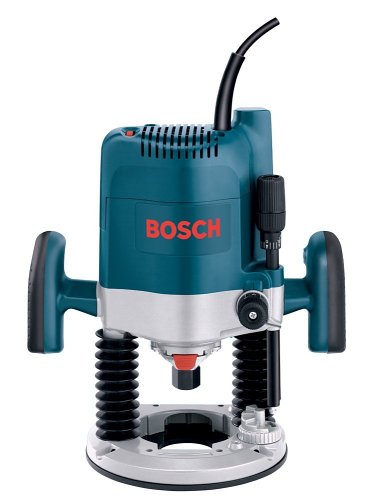 Bosch 1619EVS 15 Amp 3-1/4 Horsepower Plunge Base Variable Speed Plunge Router with 1/4-Inch and 1/2-Inch Collets