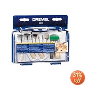 Dremel 684-01 20-Piece Clean & Polish Rotary Tool Accessory Kit With Case