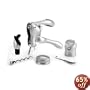 Metrokane Rabbit Wine Opener Tool Kit, Silver