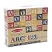 Deluxe 50-Piece Wooden ABC/123 Blocks Set