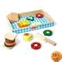 Melissa & Doug Wooden Sandwich-Making Set