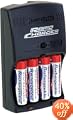 DigiPower DPS 3000  3 Hour AA AAA Rechargeable Battery Kit with 4 AA 2700 mAh Batteries and Car Charger