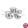 Cuisinart Chef's Classic Stainless-Steel 10-Piece Cookware Set