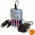 DigiPower DPS 3000  3 Hour AA AAA Rechargeable Battery Kit with 4 AA 2700 mAh Batteries and Car Charger