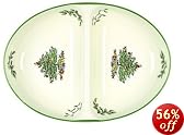 Spode Christmas Tree Divided Dish