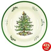 Spode Christmas Tree Pasta Serving/Main Course Dish