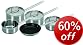 Brabantia Favourite Saucepan Set, 5 Piece