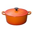 Le Creuset ココット・ロンド 22cm オレンジ