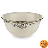 Lenox Spring Vista Gold Banded Ivory China Fruit Bowl