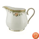 Lenox Spring Vista Gold Banded Ivory China Creamer