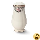 Lenox Spring Vista Gold Banded Ivory China Pepper Shaker