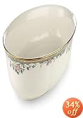 Lenox Spring Vista Gold Banded Ivory China Open Vegetable Bowl