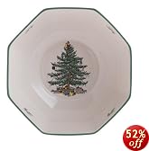 Spode Christmas Tree Octagonal Bowl, Medium