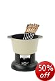 Chasseur Cast Iron Classic Fondue Set Cream