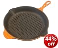 Le Creuset Cast Iron Round Grillit, Volcanic, 26 cm