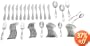 Oneida Stafford 65-Piece Flatware Set with Caddy, Service for 12