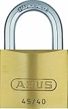 ABUS 11826 Messing-Hangschloss 45/40Quad-PckSB Größe: 40 mm