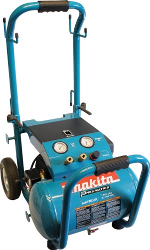 Makita MAC5200 13.8 Amp 3 Horsepower 5 Gallon Oiled Wheeled Single Hot Dog Compressor