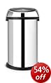 Brabantia Touch Bin, 50litre, Brilliant Steel