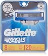 Gillette Mach3 Turbo Refill Cartridges, 8-Count Box
