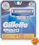 Gillette Mach3 Turbo Refill Cartridges, 8-Count Box