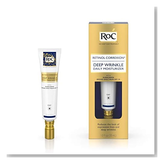 Roc Retinol Correxion Deep Wrinkle Daily Moisturizer, SPF 30, 1-ounce Tube